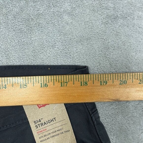 Levis 514 Mens Straight Stretch Jeans W36 L30 Charcoal a0993 - Picture 3 of 7
